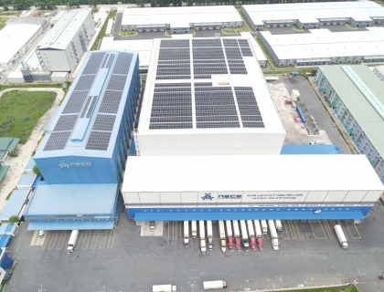 Kho lạnh Kỷ Nguyên Mới (NECS) đã chính thức đóng điện thành công dự án NLMT áp mái 1360KWp